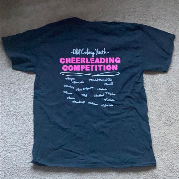 🌵3/$20• Oversized Tee Cheerleading Cheer Shirt - Picture 2 of 3